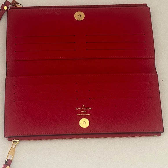 Louis Vuitton Adele Wallet Monogram Empreinte Red. - Picture 4 of 9